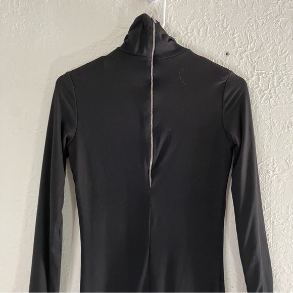 BUMP Suit Gigi Mock Neck Maternity Bodysuit in Black - Picture 9 of 12